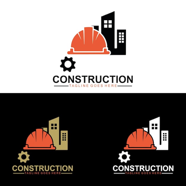 Service de construction et d'architecture Conception du bâtiment Conception du logo