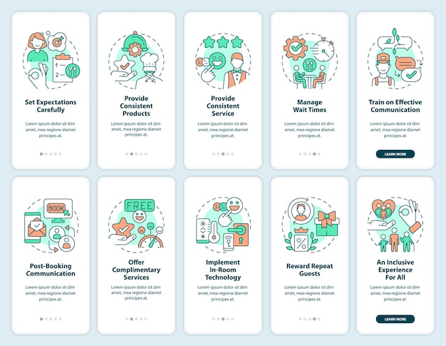 Servir les clients dans l'ensemble d'écrans d'application mobile d'intégration au restaurant