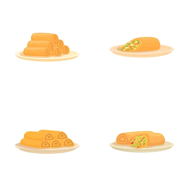 Set d'aliments mexicains variés sur assiettes