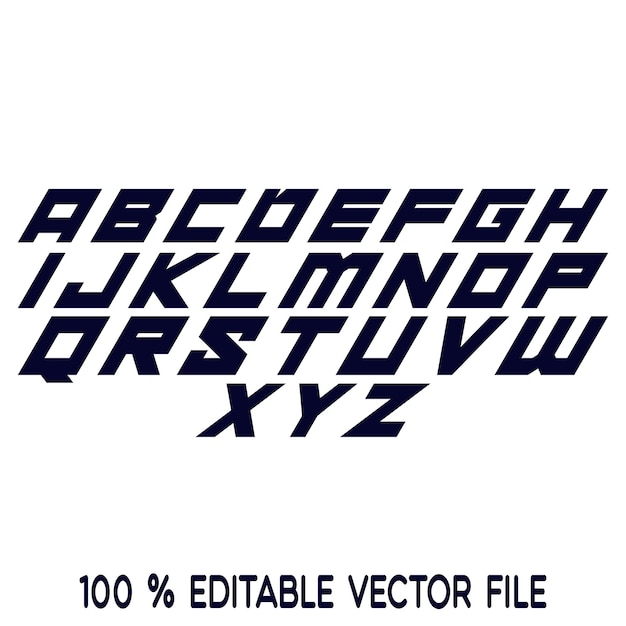 Set D'alphabets Vectoriels Triangle Dessiné à La Main Alphabet Abc Lettres Vecteur