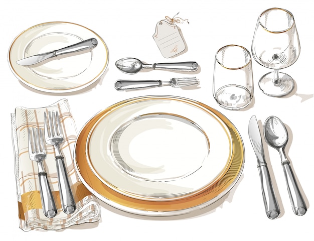 Set de couverts Vector