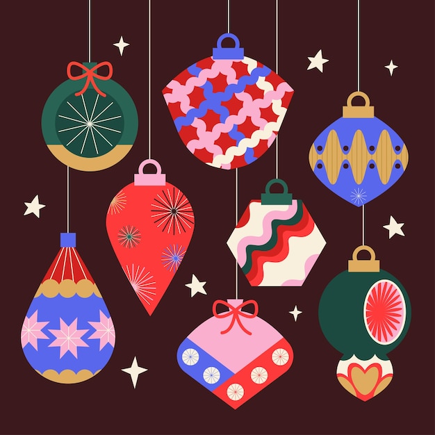 Set de décorations de Noël