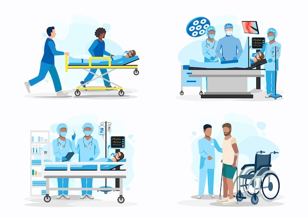 Set du médecin et du patient