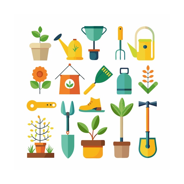 Set d'icônes de construction et d'outils