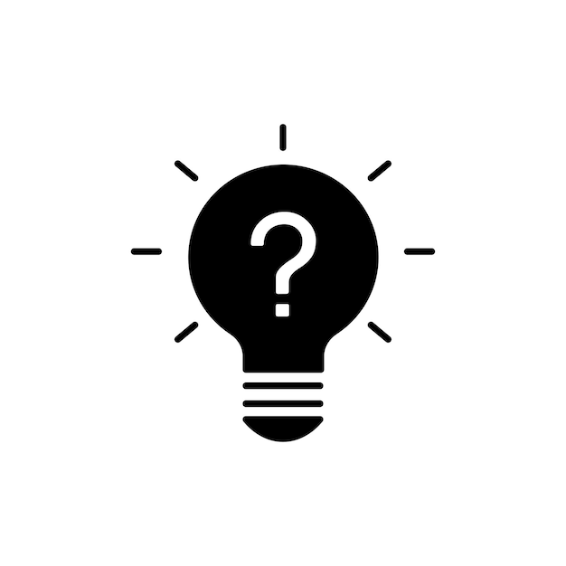 Set d'icônes de curiosité Symbole vectoriel de question curieuse en noir rempli et délimité Pourquoi et qui signe d'interrogation
