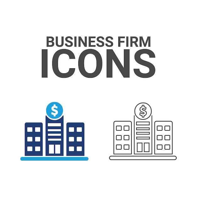 Set d'icônes d'entreprises