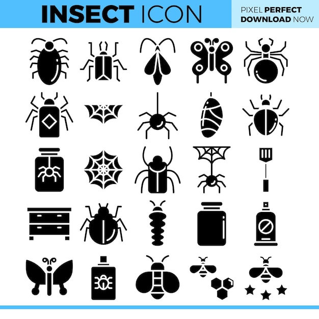 Set D'icônes D'insectes