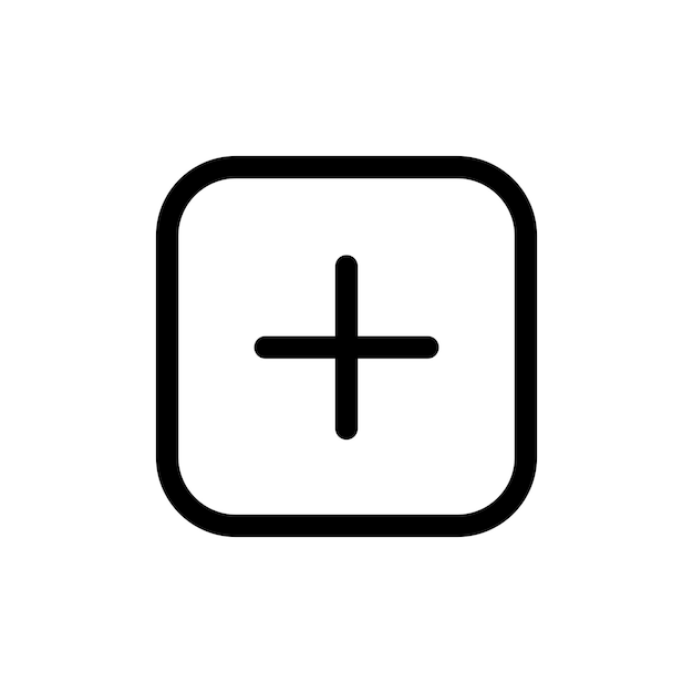 Set d'icônes plus pictogramme positif vecteur de bouton de cercle d'addition