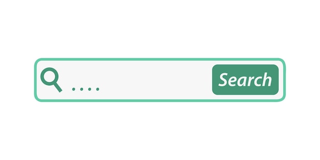 Set de modèles de barre de recherche pour l'interface utilisateur logiciel d'application Web prêt à la recherche Collection de formulaires Vecto