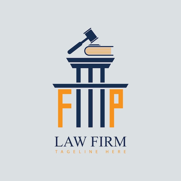 Set De Modèles Graphiques Vectoriels De Conception Du Logo Du Cabinet D'avocats Moderne Justice Fp