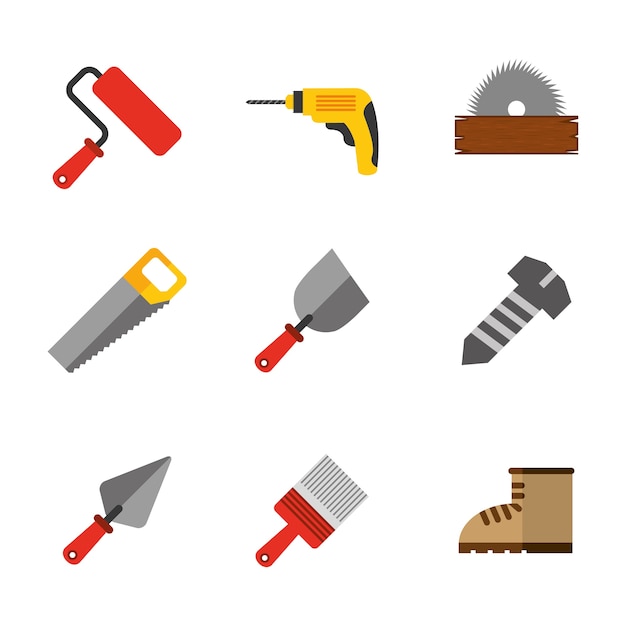 Set outils fournitures de matériel de construction