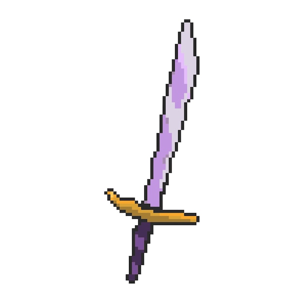 sharp sword pixel art pour les projets et conceptions numériques dynamiques