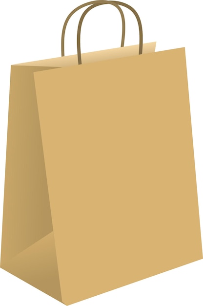 Shopping sacs en papier pack illustration vecteur