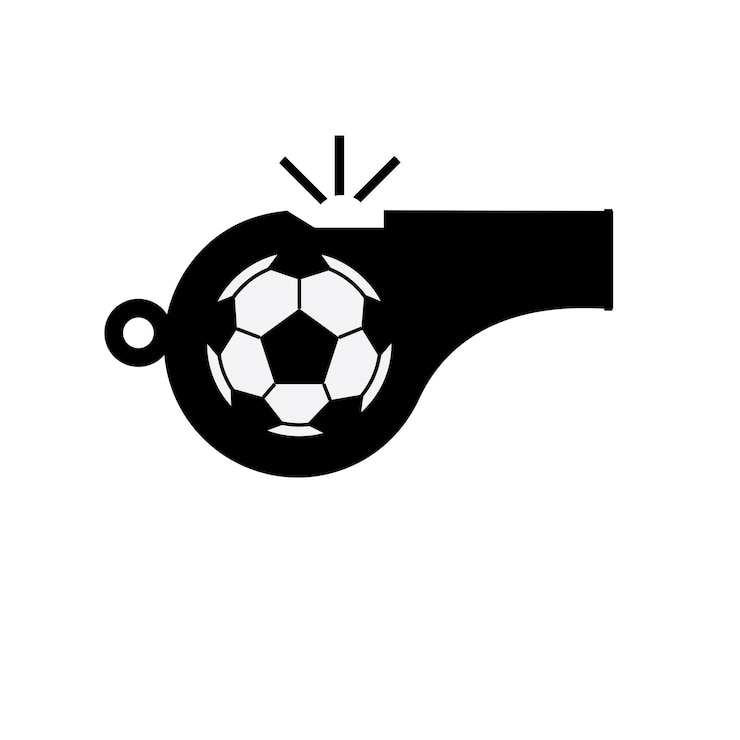 Vecteur sifflet icône logo vecteur