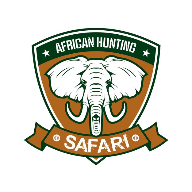 Signe Africain De Club De Safari De Chasse