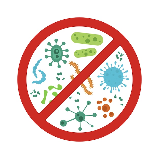 Signe antibactérien et antiviral Étiquette vectorielle pour savon désinfectant antiseptique désinfectant Isolé sur blanc