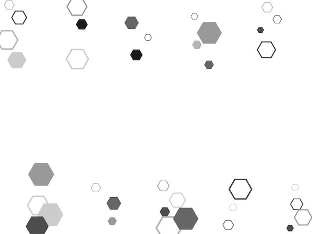 Signe de cellule ou icône de mosaïque de raster hexagonal à hexagone Gradation