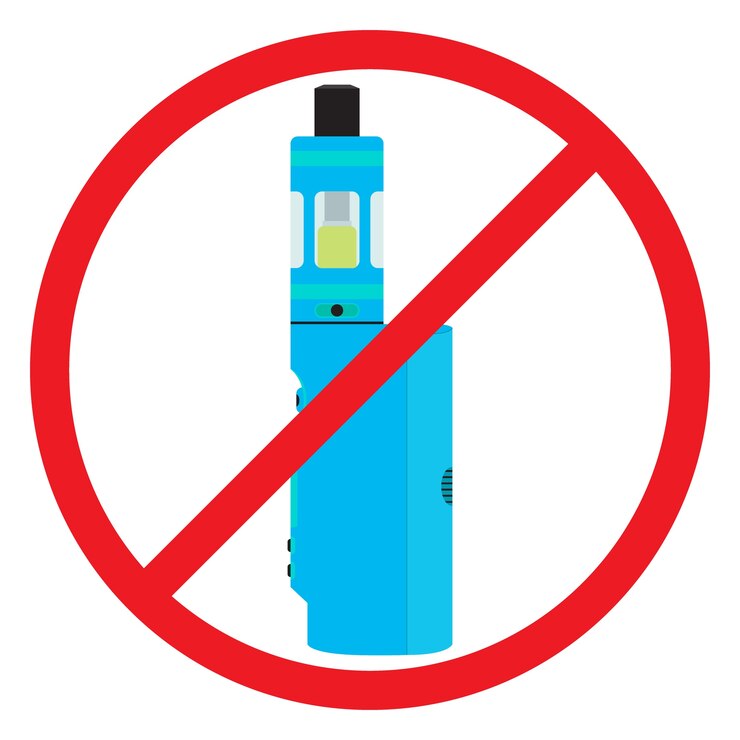 Signe coloré sans vaping