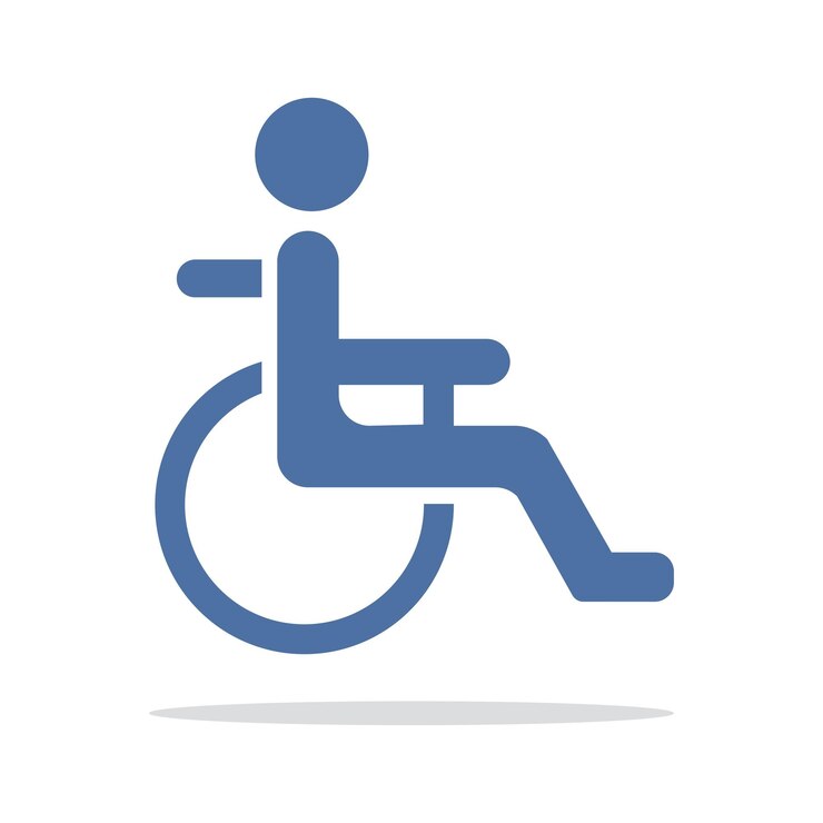 Vecteur signe de handicap vectoriel