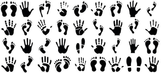Le signe de la main et du pied
