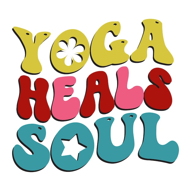 Un signe qui dit que le yoga guérit l'âme.