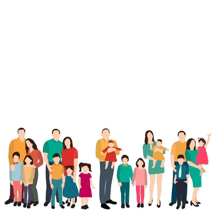 Vecteur silhouette d'hommes et de femmes de personnes sur fond blanc vecteur isolé