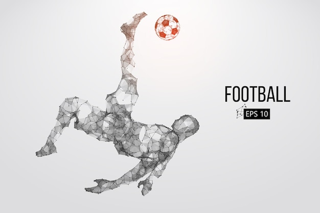 Silhouette d'un joueur de football