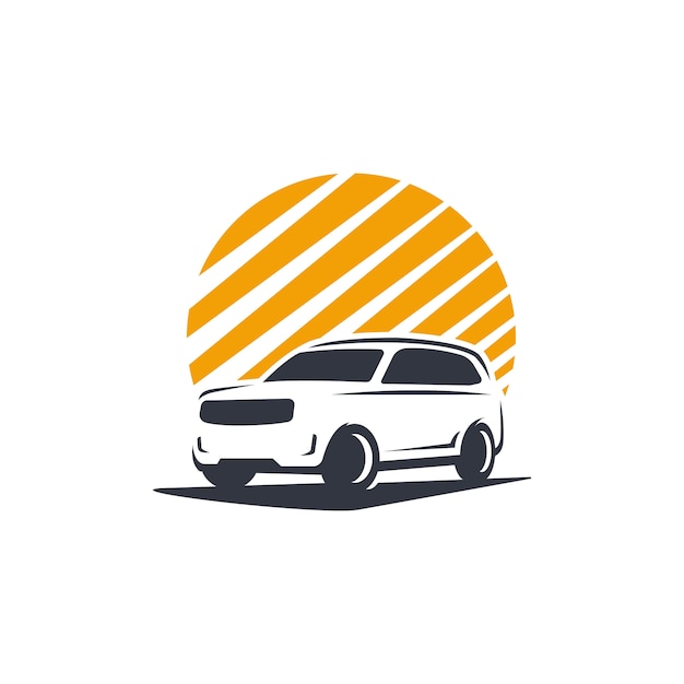 Silhouette De Logo De Voiture Familiale