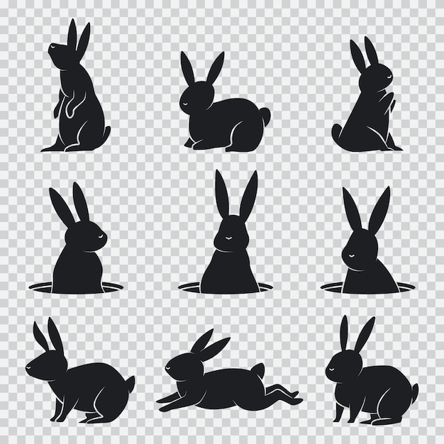 Concept D'empreintes De Pas De Lièvre. Jolies Empreintes De Lapin.  Illustration Isolée Sur Fond Blanc. Illustration Vectorielle. Clip Art  Libres De Droits, Svg, Vecteurs Et Illustration. Image 193203369