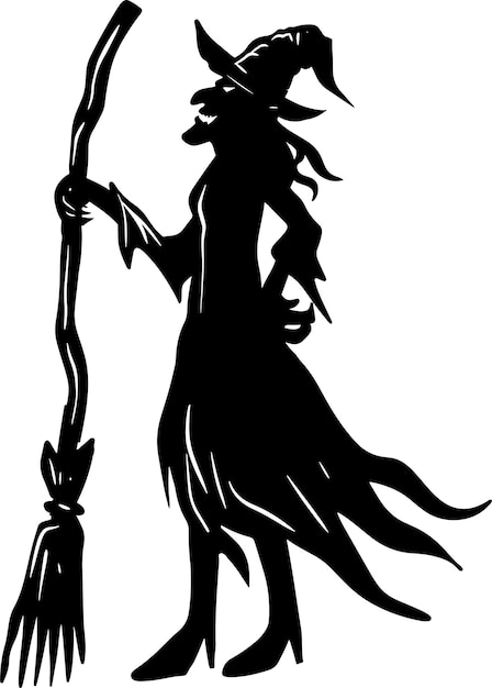 Silhouette De Sorcière