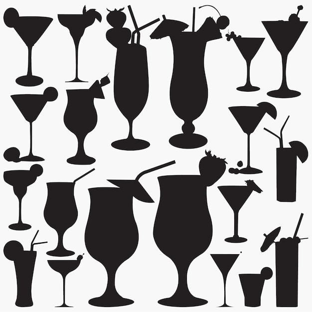 Silhouettes De Cocktail