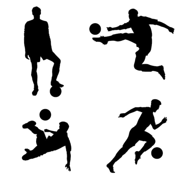 Silhouettes De Football