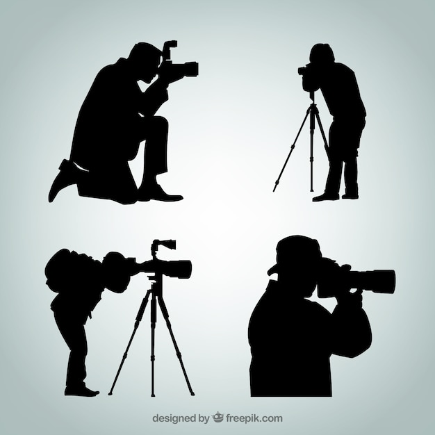 Silhouettes De Photographe