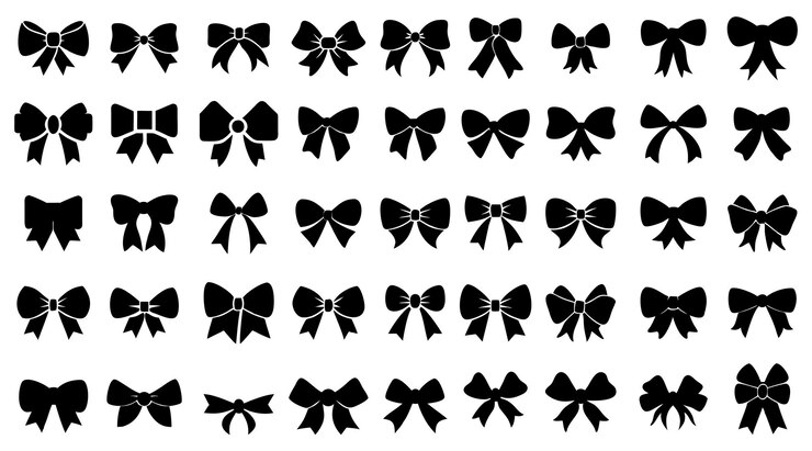 Vecteur des silhouettes vectorielles de ruban des graphiques de haute qualité téléchargements