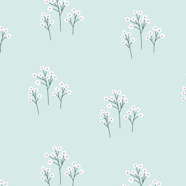 Simple motif floral sans soudure