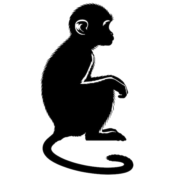 Vecteur le singe svg