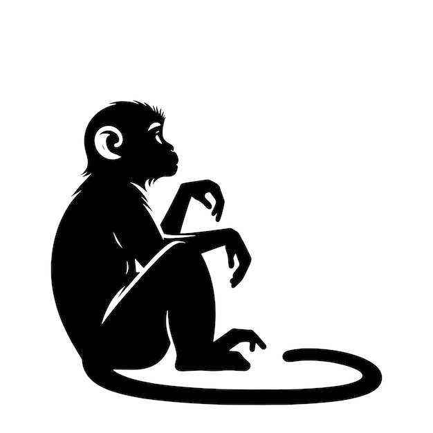 Vecteur le singe svg