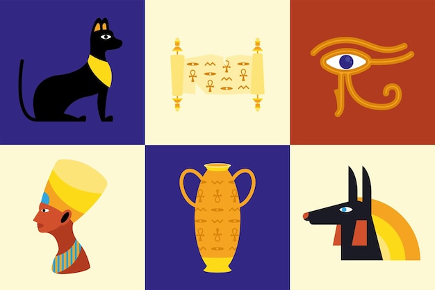 Six icônes de la culture égyptienne