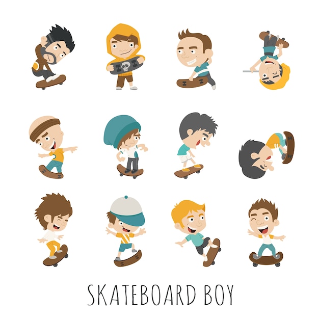 Skateboard Boy