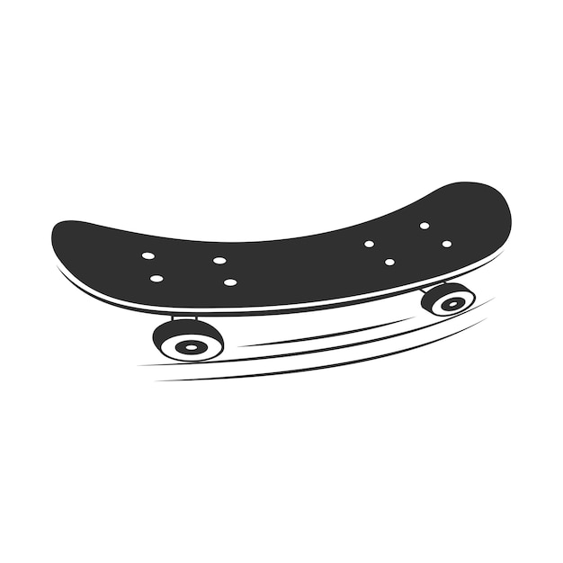 Vecteur skateboard vector design vintage skateboard illustration set collection de graphiques de skateboard à la mode