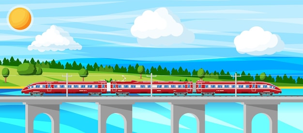 Skytrain Et Le Paysage Avec Cityscape