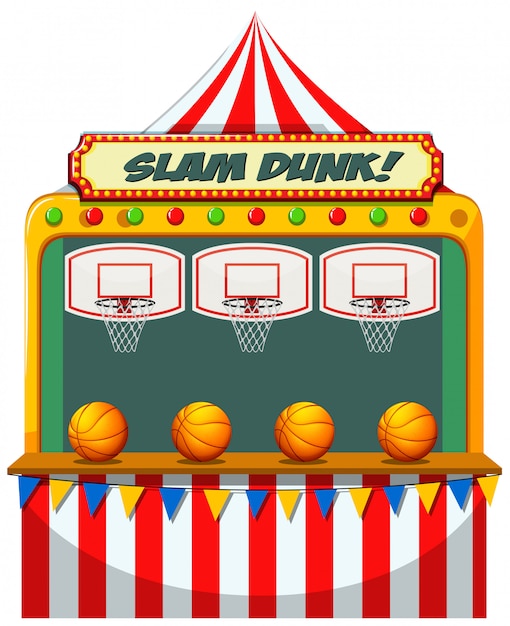 Vecteur slam dunk carnaval