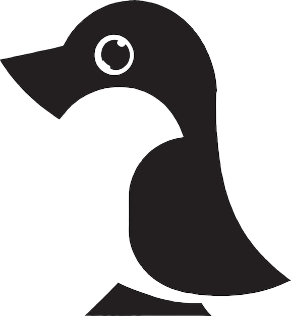 Slick et élégant Un logo de pingouin audacieux et dynamique