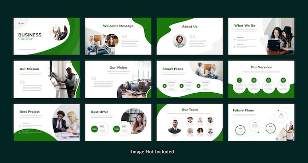 Slide de présentation PowerPoint pour le démarrage d'une entreprise