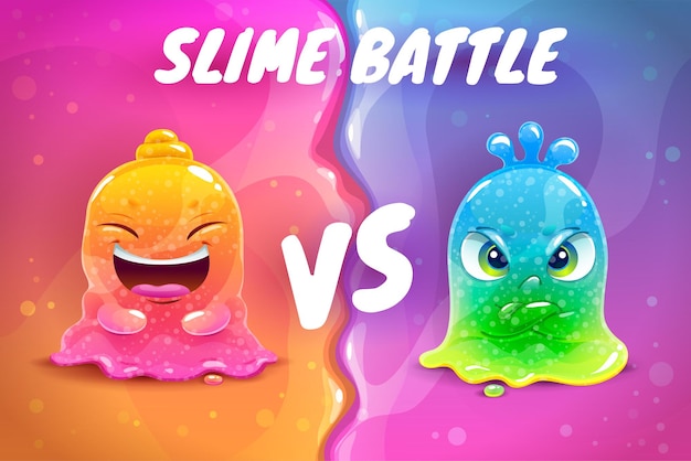 Slime Bataille Vs Illustration