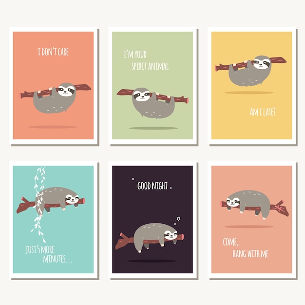 Sloth Cartes Collection