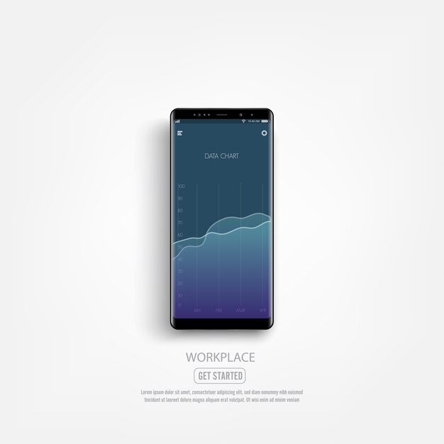 Smartphone noir