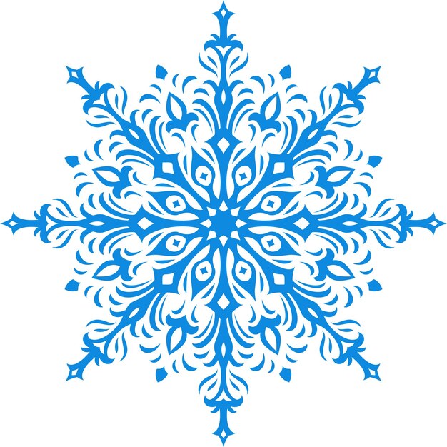Vecteur snowflake2