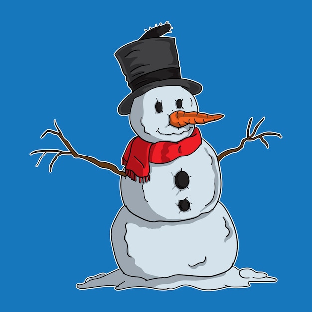 Vecteur snowman illustration