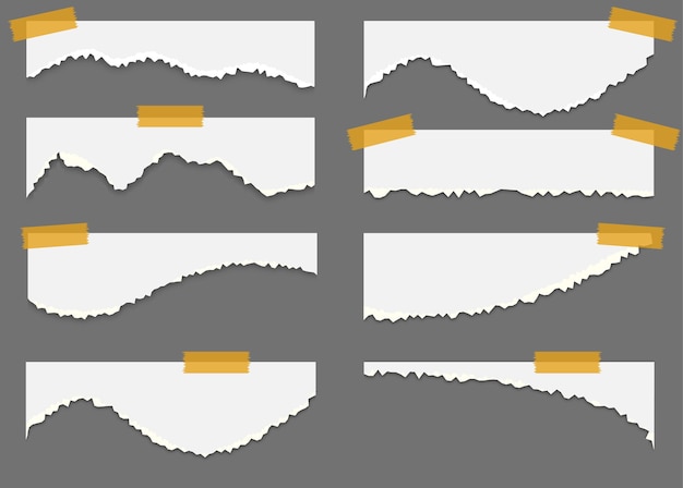 Vecteur sobekan kertas
